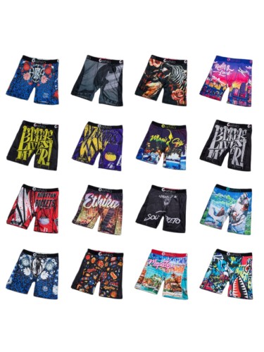Stretch Moisture Wicking Hip Hop Sports Underwear Men's Long Boxer Briefs 16 colors 29110840