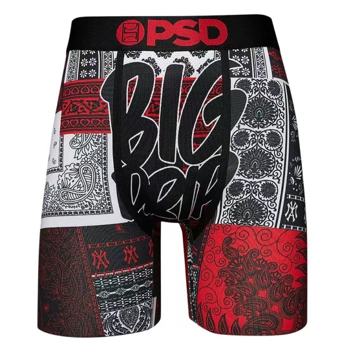 Men's Cartoon Print Quick Dry Athletic Boxer Briefs For Running Workout Fitness 17 colors 29111339