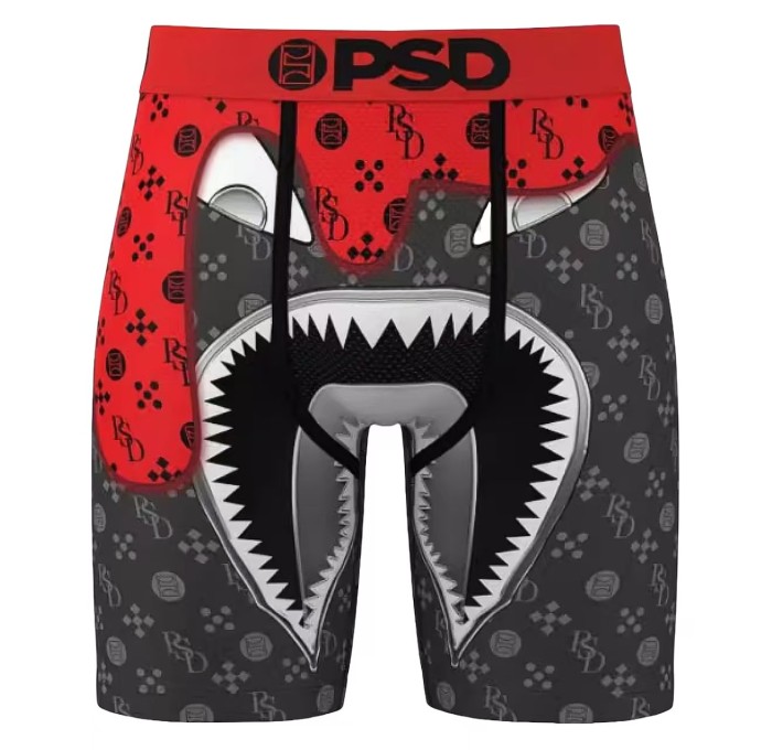 Men's Cartoon Print Quick Dry Athletic Boxer Briefs For Running Workout Fitness 17 colors 29111339
