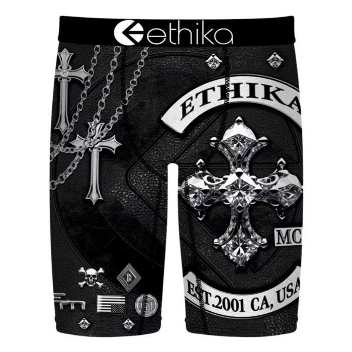 Skull Skeleton Green Toxic Print Men's Quick Dry Extended Length Athletic Boxer Briefs 16 colors 29111939
