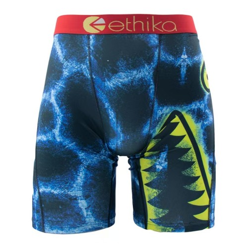 Rose Leopard & Classic Shark Mouth Print Stretch Underwear Men's Long Boxer Briefs 12 colors 29111155