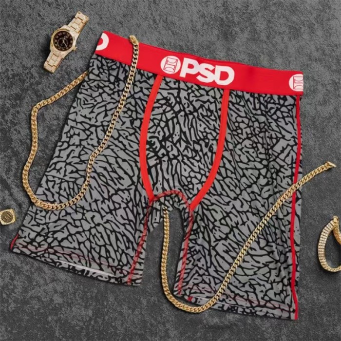 Graffiti Floral Leopard Print Men's Athletic Boxer Shorts Underwear 16 colors 29110814