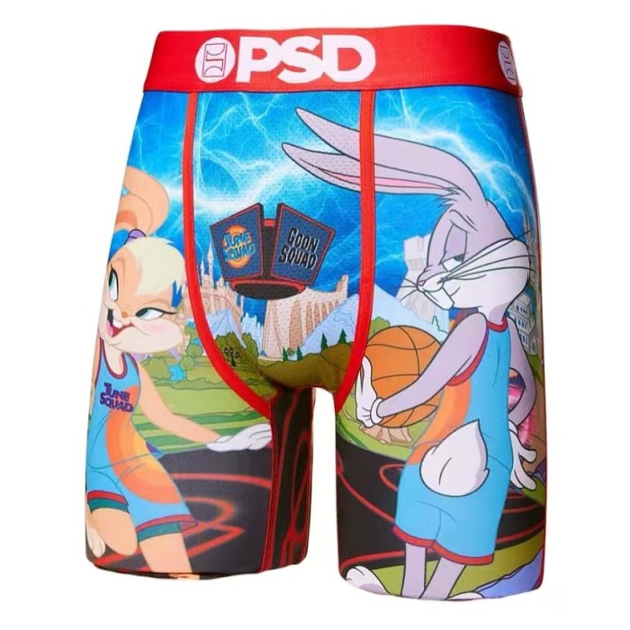 Men's Cartoon Print Quick Dry Athletic Boxer Briefs For Running Workout Fitness 17 colors 29111339