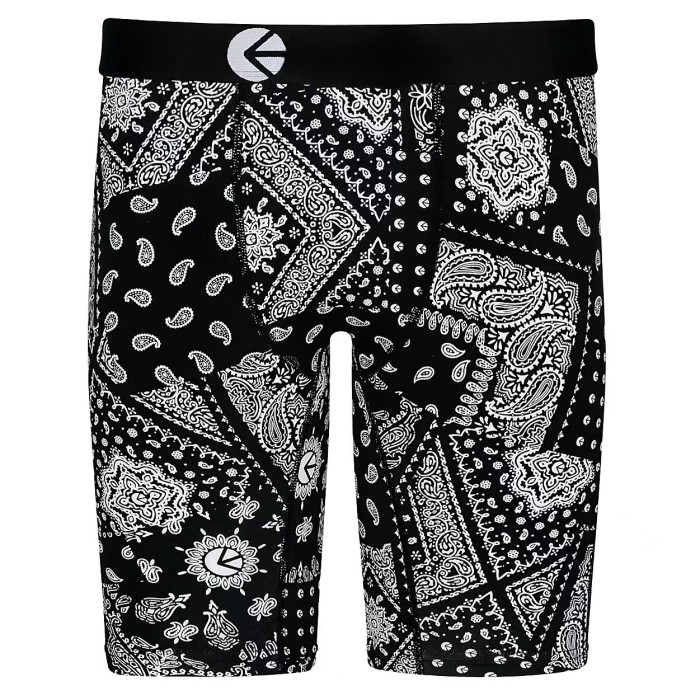 Multi Color Printed Men's Ice Silk Quick Dry Extended Length Athletic Boxer Briefs 16 colors 29111060
