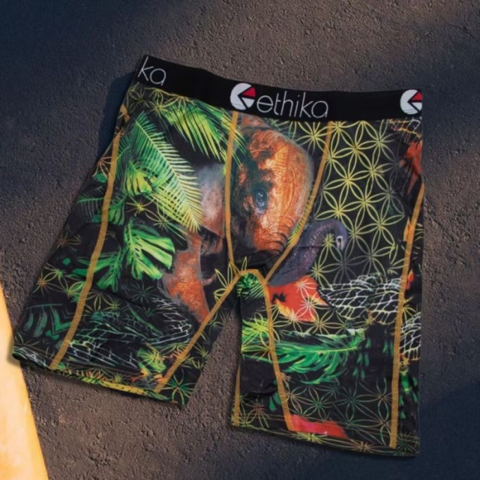Shark Mouth Tiger Camo & Basketball Team Underwear Men's Long Boxer Briefs 16 colors 29110875