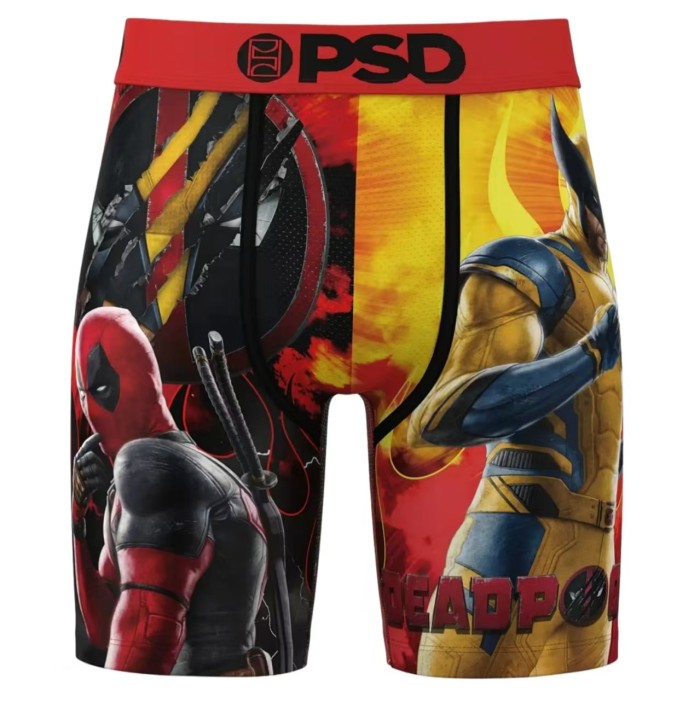 Marvel Avengers X-Men Deadpool DC Superman Print Quick Dry Athletic Boxer Briefs 12 colors 29111548