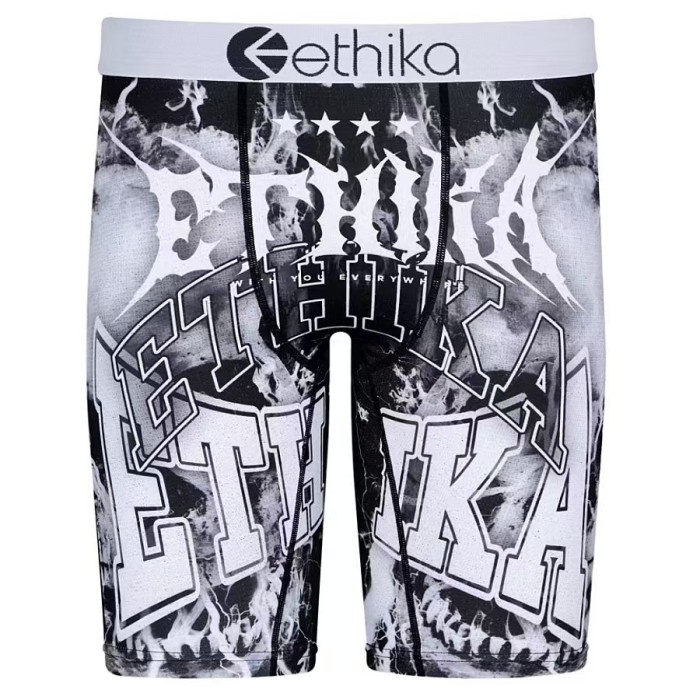 Skull Skeleton Green Toxic Print Men's Quick Dry Extended Length Athletic Boxer Briefs 16 colors 29111939