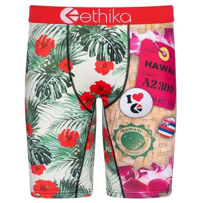 Shark Mouth Floral Skull Multi-Pattern Long Men's Quick Dry Extended Athletic Boxer Briefs 16 colors 29114318