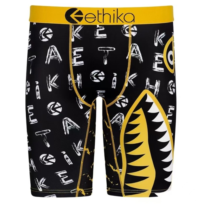 Multi-Pattern Art Printed Long Men's Quick Dry Extended Athletic Boxer Briefs 15 colors 29114323