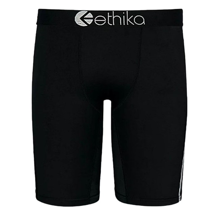 Solid Color Breathable Anti-Chafing Antibacterial Long Men's Boxer Briefs 10 colors 29114302