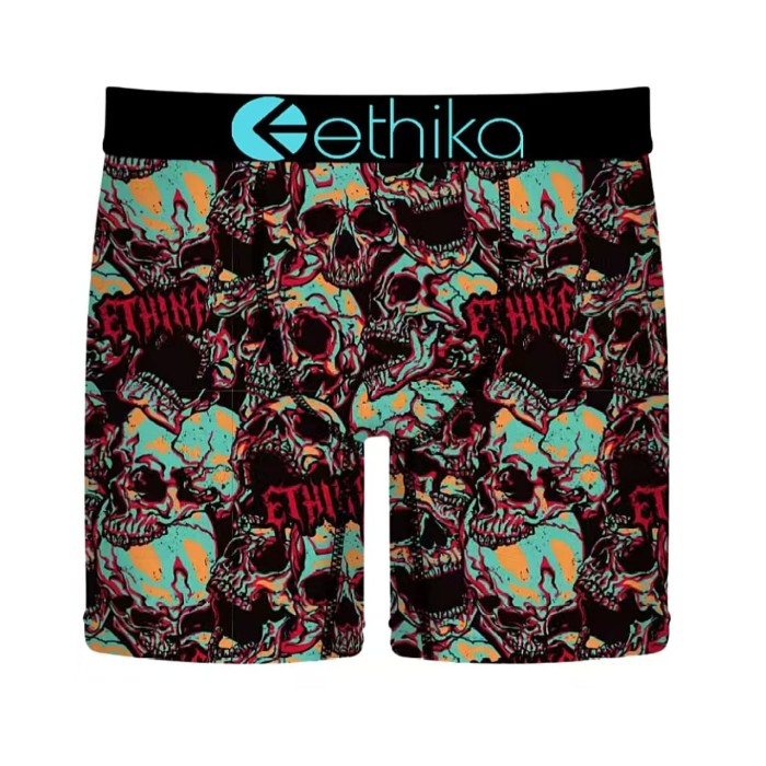 Dark Gothic Full Graphic Print Short Men's Quick Dry Extended Athletic Boxer Briefs 14 colors 29114355