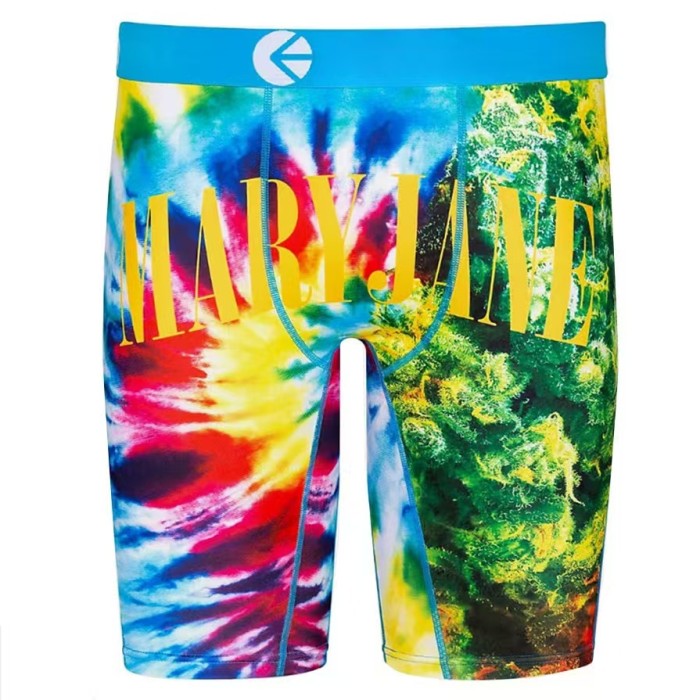 Multi-Pattern Art Printed Long Men's Quick Dry Extended Athletic Boxer Briefs 15 colors 29114323
