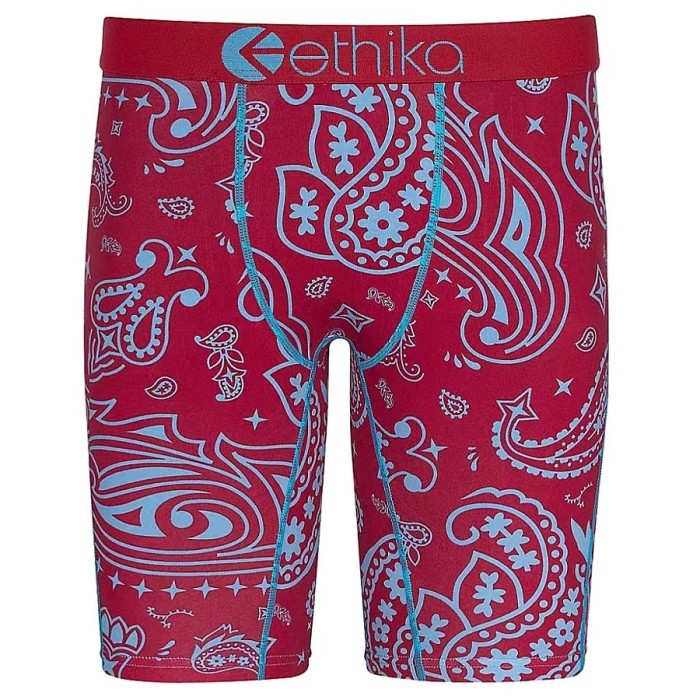 Multi-Pattern Art Printed Long Men's Quick Dry Extended Athletic Boxer Briefs 15 colors 29114323