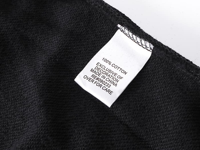 Wood Grain Stacked Letter Print Sweatpants 29116541