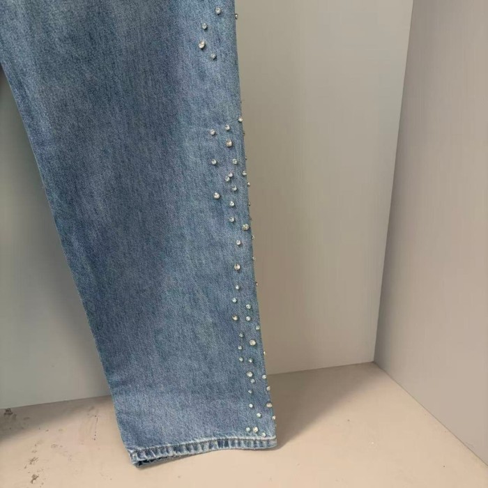 Pearl Diamond Distressed Jeans 2 colors 29116539