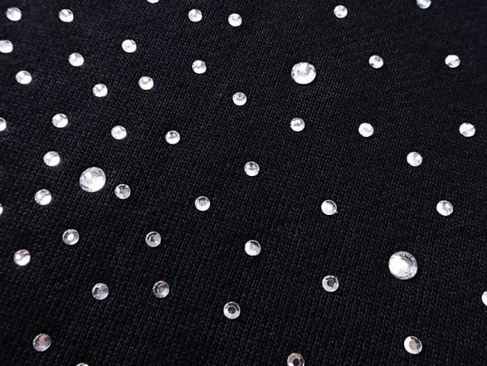 Cloud Piano Double Angel Rhinestone Print Washed Hoodie 29116524