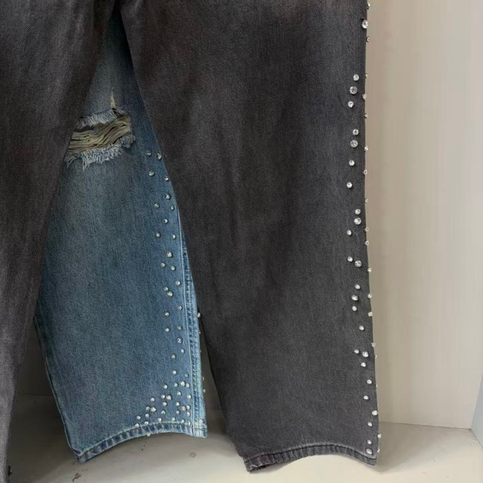 Pearl Diamond Distressed Jeans 2 colors 29116539