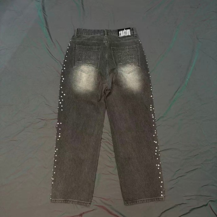 Pearl Diamond Distressed Jeans 2 colors 29116539