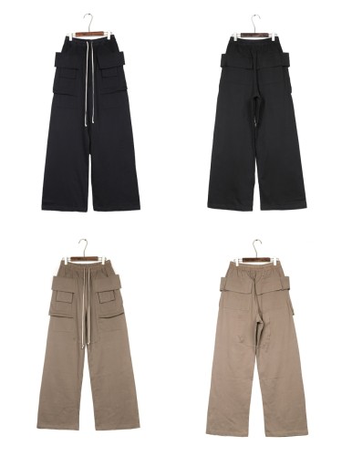 1:1 quality version Multi-Pocket Wide-Leg Double Ring Pants 2 colors 29143785