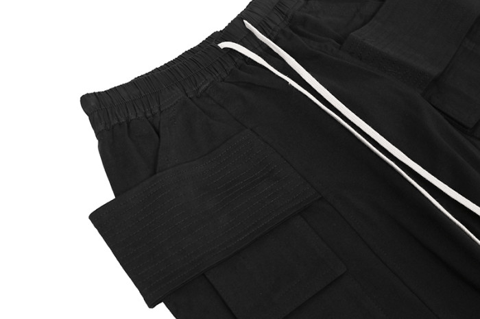1:1 quality version Multi-Pocket Wide-Leg Double Ring Pants 2 colors 29143785