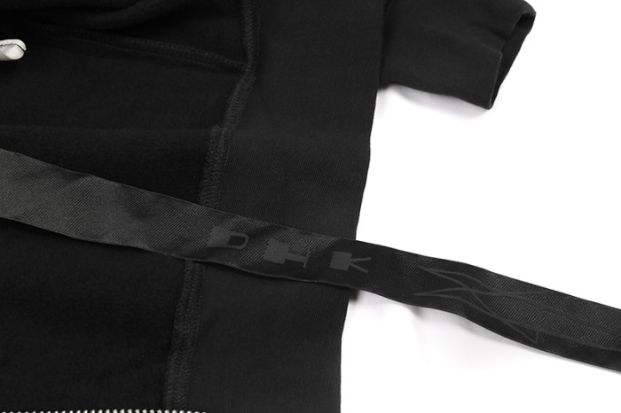 1:1 quality version Deconstructed Pleated Functional Fabric Spliced Zip Hoodie 29143779