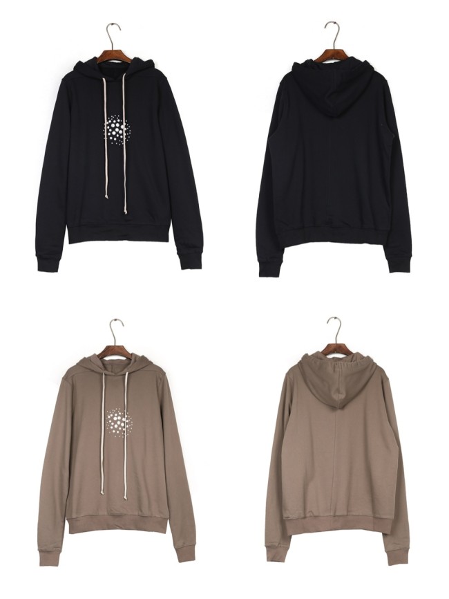 1:1 quality version Dense High-Temperature Heat-Pressed Sequin Hoodie 2 colors 29143781