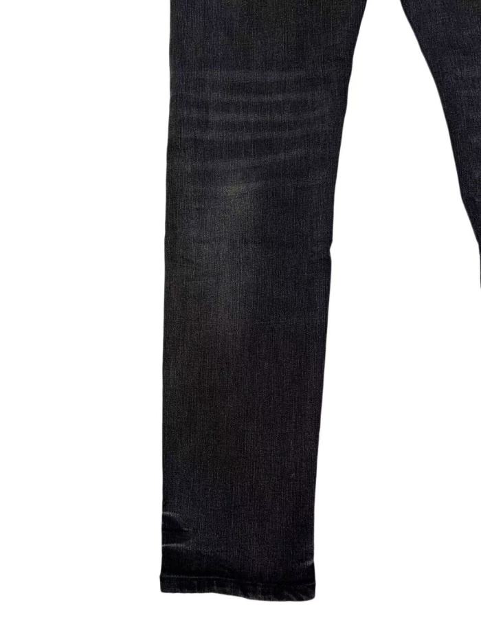 1:1 quality version  Washed Multi Layer Distressed Rip Silver Thread IRI Embroidery Jeans 29143954