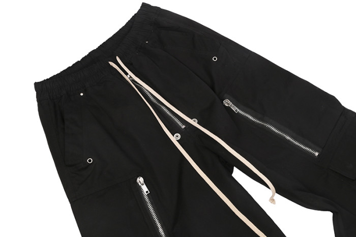 1:1 quality version Zip Pocket Wide-Leg Floor-Length Cargo Long Pants 29143788