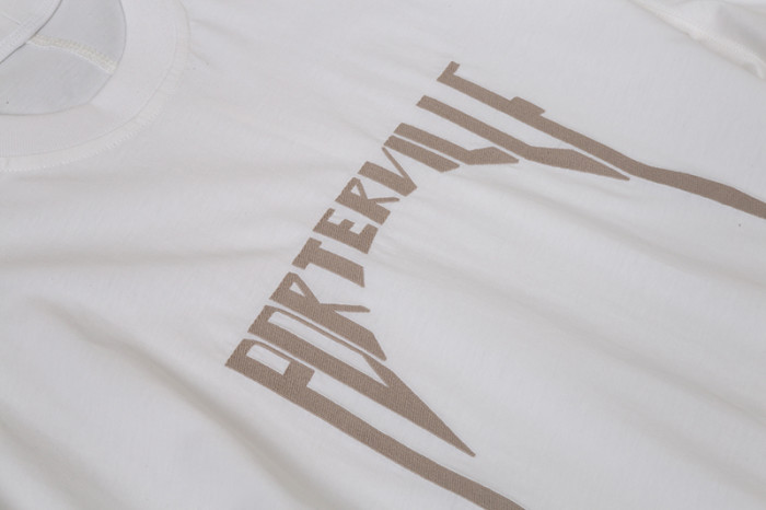 1:1 quality version Irregular Embroidered Letter Tee 3 colors 29143777