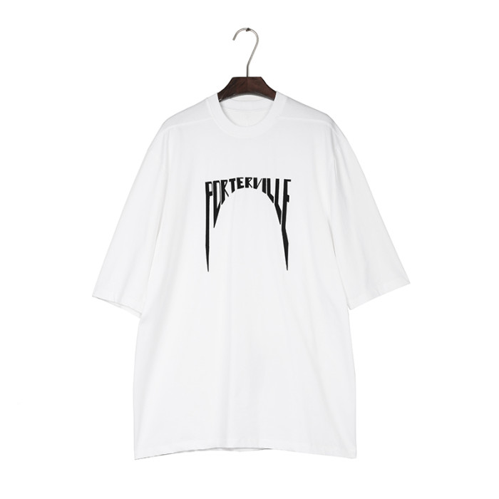 1:1 quality version Irregular Embroidered Letter Tee 3 colors 29143777