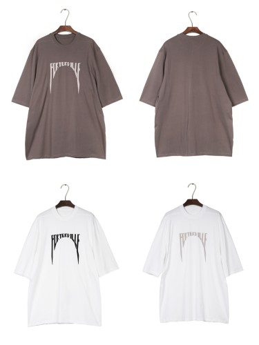 1:1 quality version Irregular Embroidered Letter Tee 3 colors 29143777