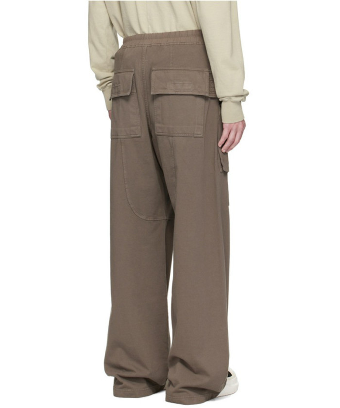 1:1 quality version Multi-Pocket Wide-Leg Double Ring Pants 2 colors 29143785