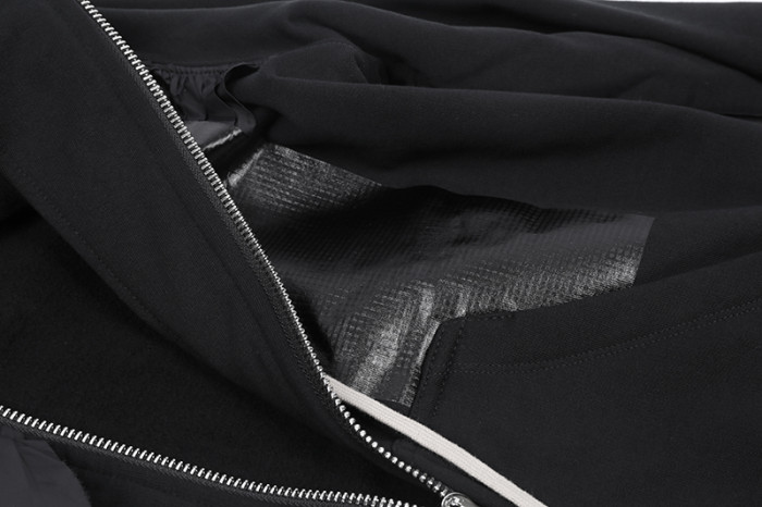 1:1 quality version Deconstructed Pleated Functional Fabric Spliced Zip Hoodie 29143779