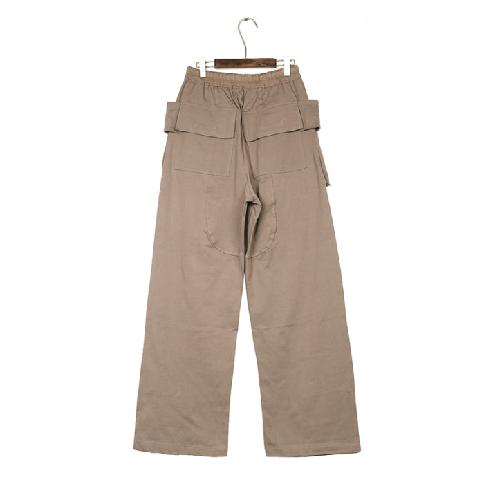 1:1 quality version Multi-Pocket Wide-Leg Double Ring Pants 2 colors 29143785