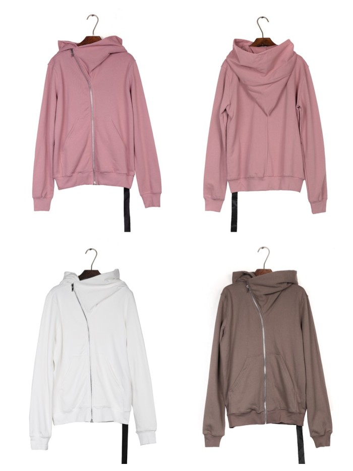 1:1 quality version Wizard Hat Ribbon Diagonal Zip Hoodie 3 colors 29143780
