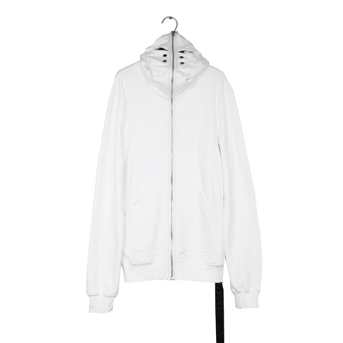 1:1 quality version Shark Hat Ribbon Drawstring Zip-Up Hoodie 3 colors 29143782