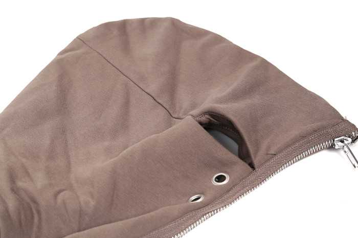 1:1 quality version Shark Hat Ribbon Drawstring Zip-Up Hoodie 3 colors 29143782
