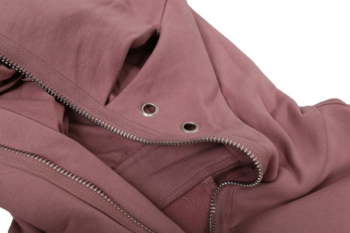1:1 quality version Shark Hat Ribbon Drawstring Zip-Up Hoodie 3 colors 29143782