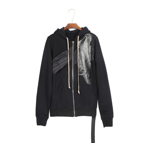 1:1 quality version Deconstructed Pleated Functional Fabric Spliced Zip Hoodie 29143779