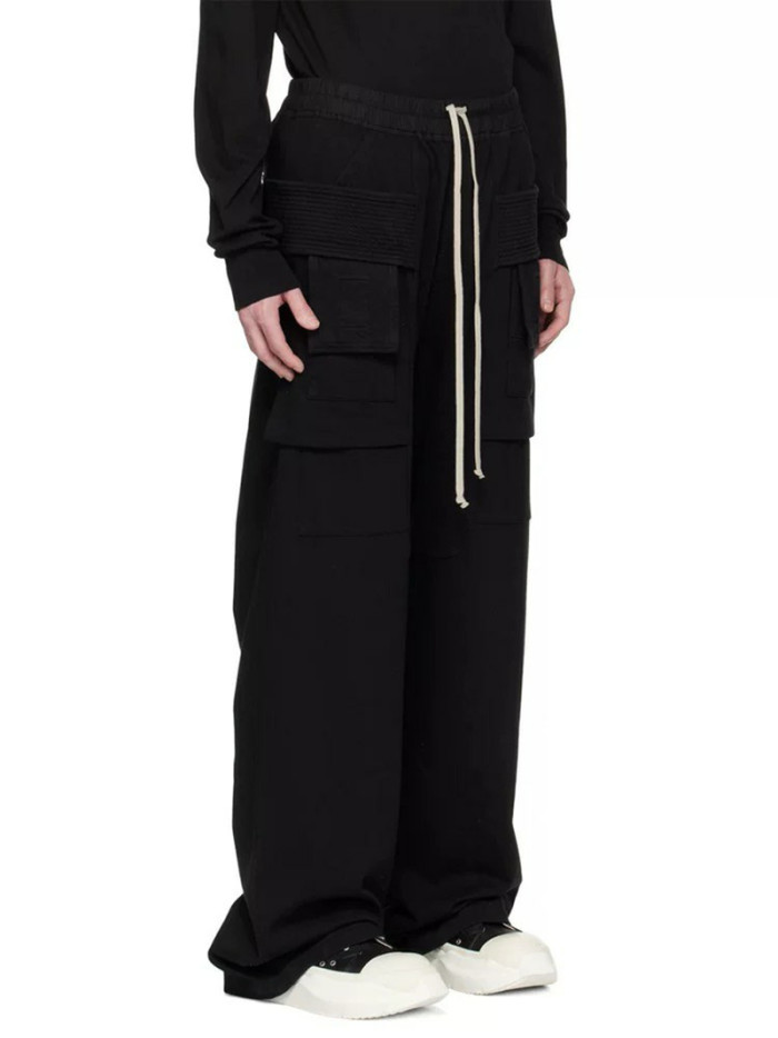 1:1 quality version Multi-Pocket Wide-Leg Double Ring Pants 2 colors 29143785