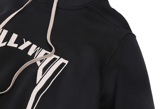 1:1 quality version Hollywood Gothic Letter Print Hoodie 29143783