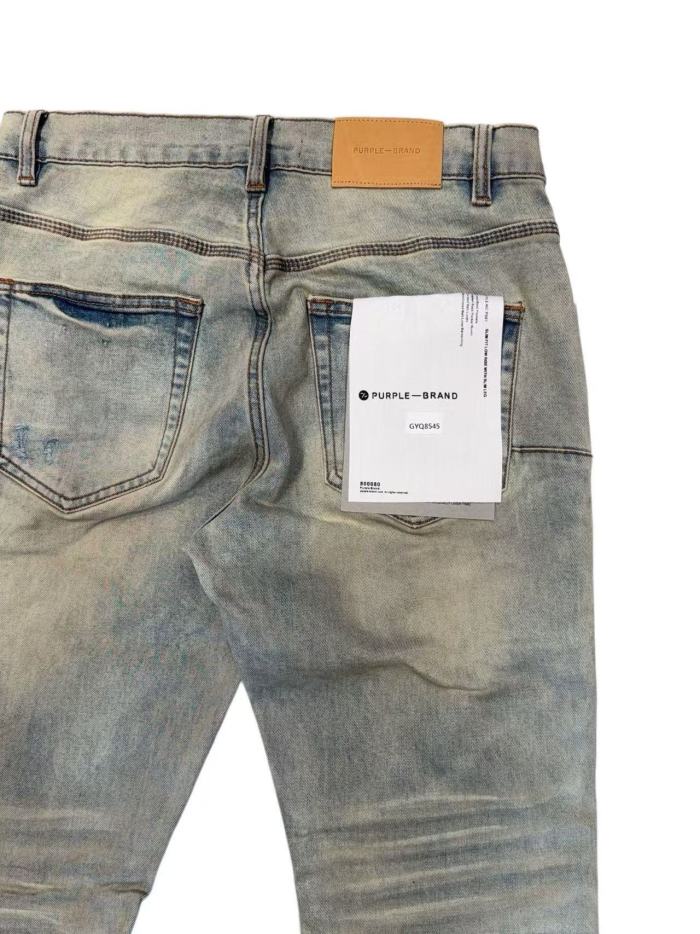 1:1 quality version Vintage Antique Gray Faded Destroyed Ripped Flare Jeans 29164293