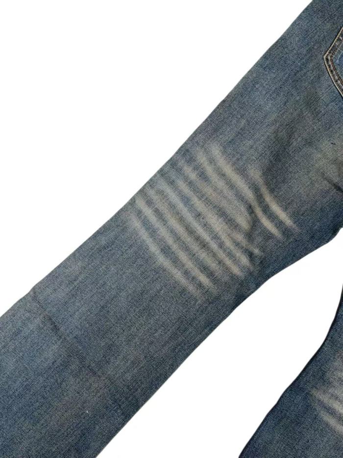 1:1 quality version Vintage Washed Distressed Flare  Destroyed Bootcut Denim Jeans 29164287
