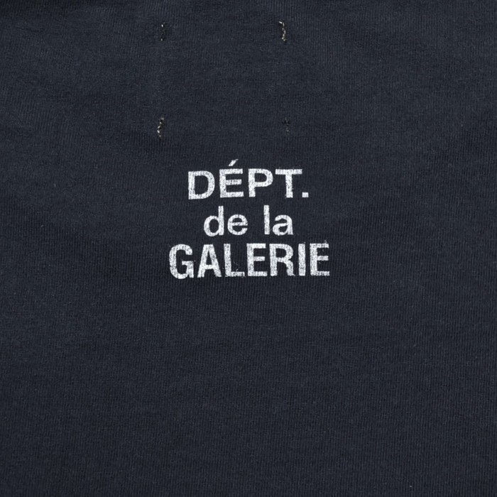 [Big & Tall for weights up to 220 lbs]1:1 quality version Horizontal Small French Letter Print Washed Tee 3 colors 29166491