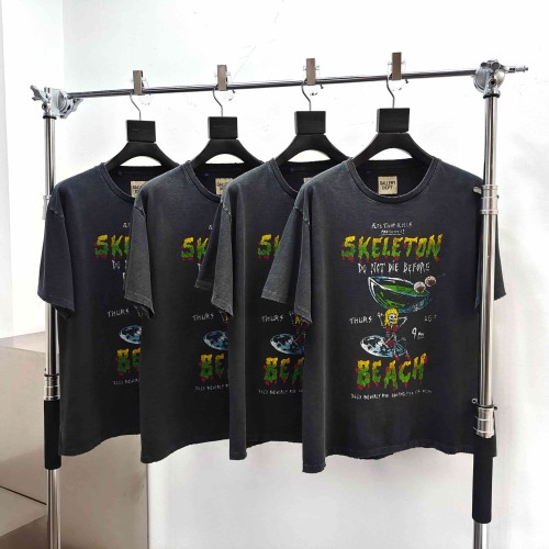 [Big & Tall for weights up to 220 lbs]1:1 quality version Threat Beach Black Print Washed Tee 29166494