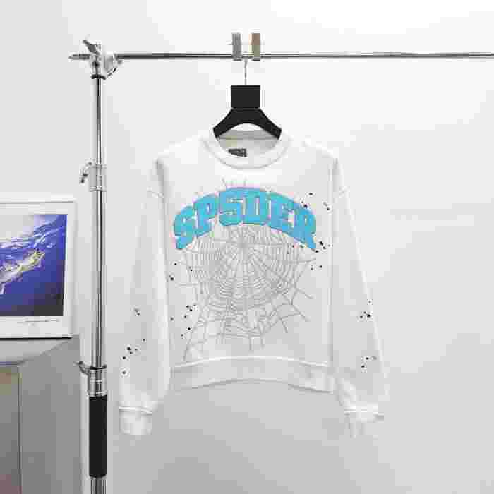 [Big & Tall for weights up to 220 lbs]1:1 quality version Blue Letter Gray Mesh Print Crew Neck Sweatshirt & Shorts Set 29168716