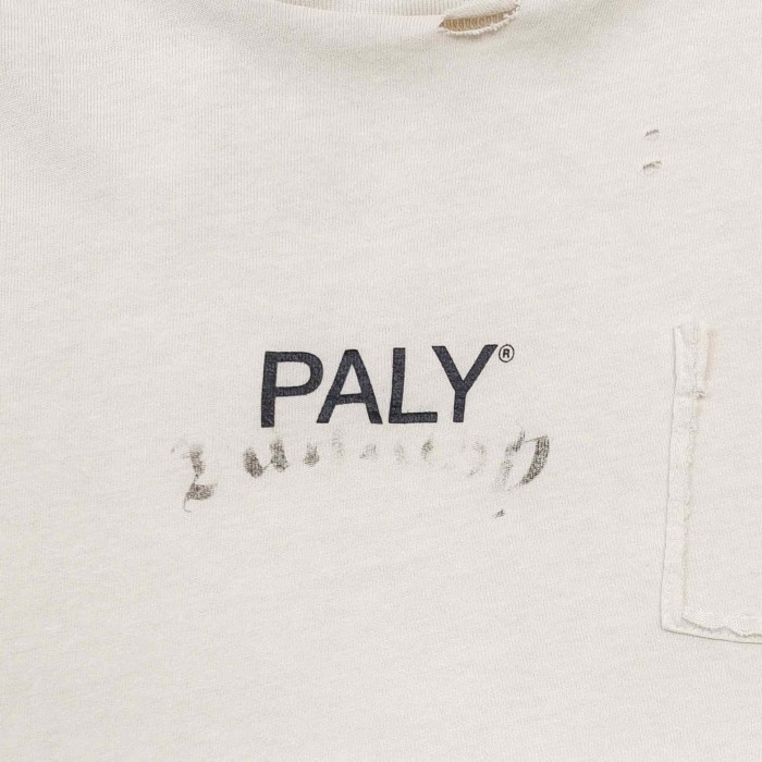 [Big & Tall for weights up to 220 lbs]1:1 quality version Chest Worn Logo Print Washed Tee 2 colors 29166496