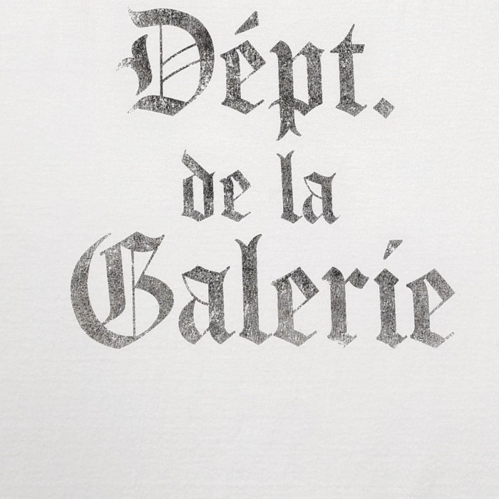 [Big & Tall for weights up to 220 lbs]1:1 quality version Gothic Black Letter White Print Washed Tee 29166493