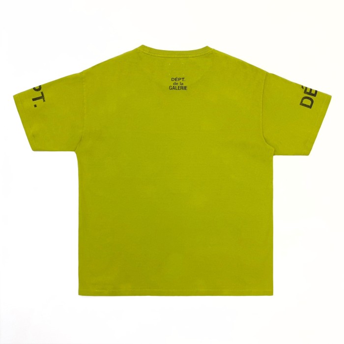 [Big & Tall for weights up to 220 lbs]1:1 quality version Horizontal Small French Letter Print Washed Tee 3 colors 29166491