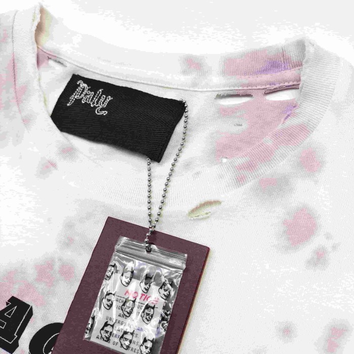 [Big & Tall for weights up to 220 lbs]1:1 quality version Saint Tribe Light Purple Tie-Dye Print Tee 29166497